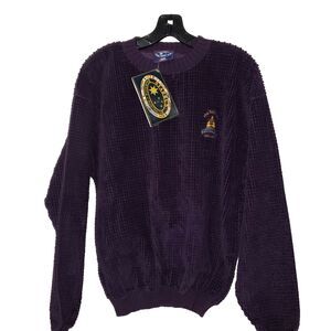 NWT Vtg Starbus America Australia Purple Sweater/Pullover Unisex Made in USA M
